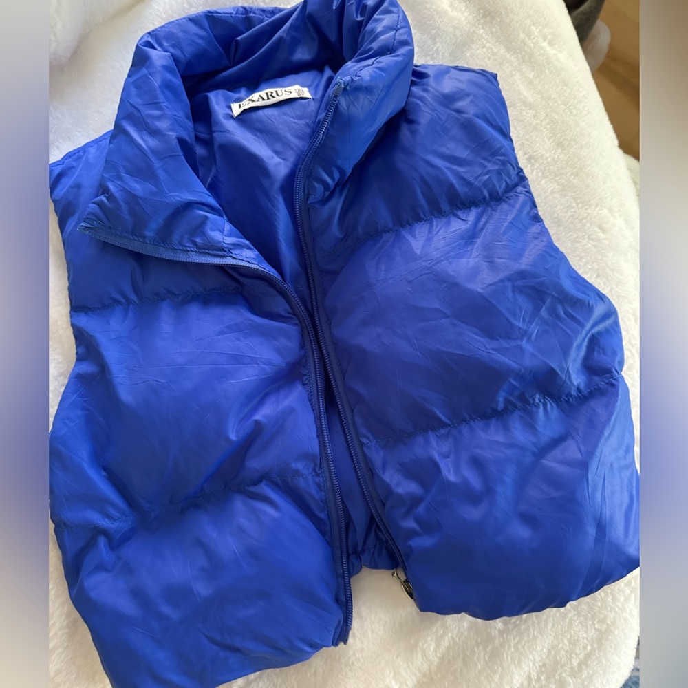 Blue Puffer Girls Vest